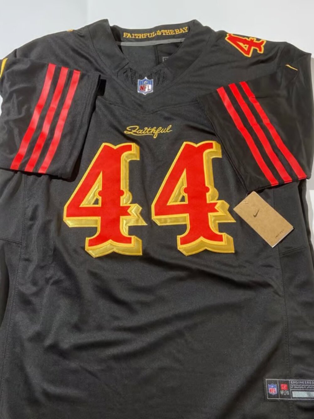 Kyle Juszczyk Stitched Vapor Jersey Black